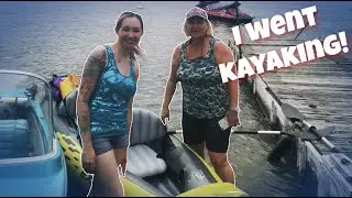 KAYAKING FOR THE FIRST TIME | FISHING | OSOYOOS TRAVEL VLOG