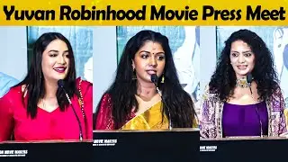 Actress Riythvika, Viren Keshav, Alfiya Shiekh Speech at Yuvan Robinhood Movie Press Meet