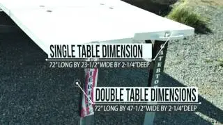 The GaterTop - The Original Fold-Out Tailgate Table