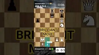 MY OPPONENT LOST AFTER PLAYING BRILLIANT  MOVE(28th MOVE) #shorts #chess #nuanoclips