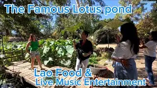 People from many cities and states are visiting the Lotus Garden in Sanger, California 