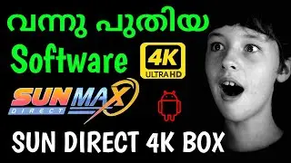sun direct 4k set top box new software update malayalam | sun direct 4k set top box new videos