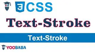 CSS Text-Stroke Tutorial in Hindi / Urdu