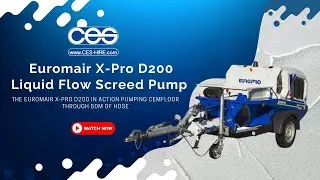 Euromair X-ProD200 Liquid Flow Screed Machine Pumping Cemfloor