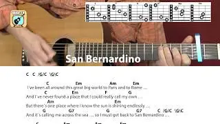 San Bernardino - Christie, Cover, Chords - Lyrics, Guitar Lesson