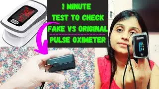 How to Check Fake Pulse Oximeter? | 1 minute me jane Fake vs Original pulse Oximeter | Pulse Oximete