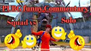 Squad vs solo Pubg Funny Commentary 😂 | WOCKB GAMING Voice Over gameplay