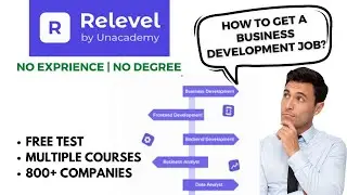 Get a job in Business Development | Free test to get a high-paying job | Relevel by Unacademy