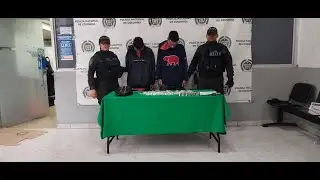 Por el presunto delito de TID son capturados dos j&oacute;venes en el barrio Las Gardenias en Barranquilla