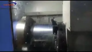 CNC turning machine | CNC machine | CNC Working video | High length CNC machines | Flat bed machine