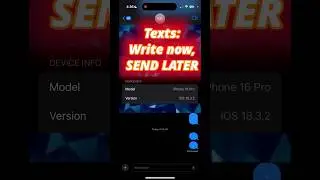 Quick tip: delay message sending #iphone #shortsfeed #tutorial #delay #imessage #shorts