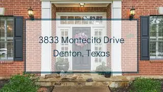 DENTON, TEXAS Home Tour | GORGEOUS Home with STR SPACE and BEAUTIFUL PRIVATE OUTDOOR LIVING Area