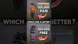 Paid vs Free Concussion Grenade in CODM
