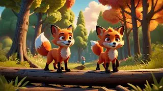 Two Daring Foxes Race the Wind + More Nursery Rhymes & Kids Songs
