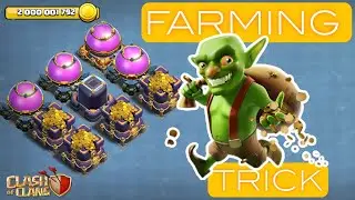 The BEST Farming Strategy for (Clash of Clans)Try this army and collect Golds. 
