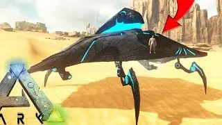 Ark Survival Evolved - UFO / SPACE SHIP, DROPPING NUKES & MISSILES (Ark Scorched Earth Gameplay)