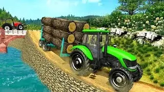 Real Tractor Trolley Cargo Farming Simulaton Game - Android GamePlay
