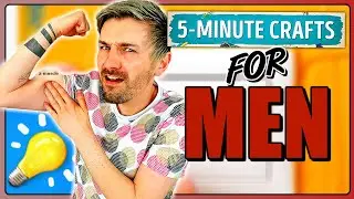 Trying 5-Minute Crafts For Men | MAN CRAFTS!!!