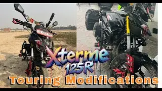 🔥 Hero Xtreme 125R Touring Modification | Long Ride Ready 125cc Bike 🏍️