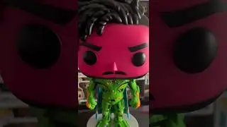 Unveiling the Exclusive Infinity Killmonger Funko Pop! Blacklight Special Edition! #shorts #funkopop