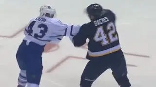 Nazem Kadri vs David Backes Fight