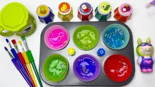 Oddly Satisfying DIY | Colorful Jelly Cups & Candy Sprinkles ASMR