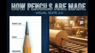 How Pencils are made of | Lead Pencil Making | Making of lead pencils | Factory Process | DKSA GK