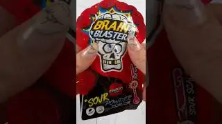 We Crushing Brain Blasterz Candy in garlic press🤯#shorts #fyp #viralvideo #sweet