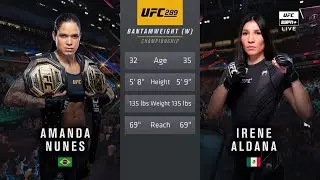 🔴 UFC 289: Amanda Nunes vs. Irene Aldana | Full Fight & Highlights | Bantamweight Title Bout (W)