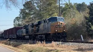 CSX L235 heading back home kind of late in Rocky Mount ￼￼￼
