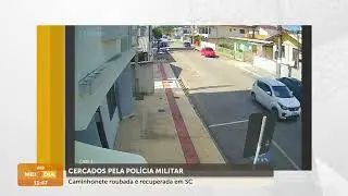 Caminhonete roubada é recuperada em Balneário Camboriú | Segurança | SCC Meio-Dia