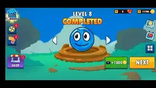 Red Ball Rolling level (6 to 10)#gaming #gameplay #sound