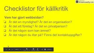 Källkritik Film 2 av 2