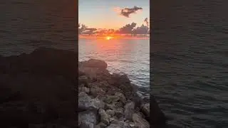 One of the most beautiful sunset in Montego bay, Jamaica