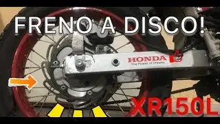 XR150 // FRENO A DISCO TRASERO // KIT PLUG AND PLAY //