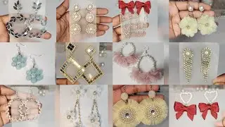 Diy Korean Earrings Tutorial for Beginners step by step ...#diy #youtubevideo #earrings #tutorial 