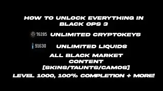 How to UNLOCK EVERYTHING in Black Ops 3 in 2025.. - PS4/PS5 Only [No Ban Risk]