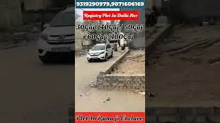 New Project Launched In Rana Ji Enclave | Near Metro Station | Plot In Nangli | Delhi Ncr Plots.....