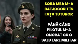 SORA MEA M-A BATJOCORIT ÎN FAȚA TUTUROR — PÂNĂ CÂND PILOTUL M-A ONORAT CU O SALUTARE MILITAR.