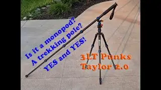 3 Legged Thing PUNKS Taylor 2.0 monopod makes a GREAT hiking/walking/trekking pole