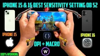 iphone 15,16 headshot setting free fire 2026 | iphone 16,15 sensitivity+dpi+macro settings free fire