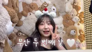 부산 2일차 브이로그｜내 기준 1등 두바이 쫀득볼부터 피자까지🍕☕️