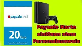so kann man auf PS4 ohne Personalausweis Paysafe Karte einlösen