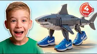 Я собрал Tralalero Tralala из LEGO… и это смешнее, чем кажется 😂