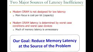 Computer Architecture - Lecture 10b: Memory Latency (ETH Z&uuml;rich, Fall 2018)
