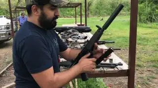 Rugged 3 lug Mount Octane 45 Test Using POF MP5 SBR -HD