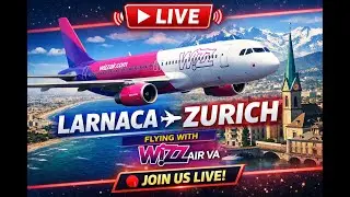 LIVE A320 Realistic Flight | Larnaca ✈ Z&uuml;rich | Full Flight Cockpit Experience | DE & EN