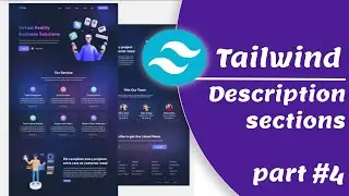 #4. Create Website in Tailwind | | Describtion sections