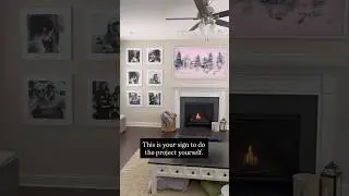 Skipped viral photo tiles and DIY&rsquo;d our own. Saved $900. Comment PHOTOS for links. #diy #gallerywall