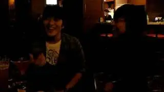 Animazement's Japanese Guests of Honor, Kappei Yamaguchi and Noriko Hidaka after hours III